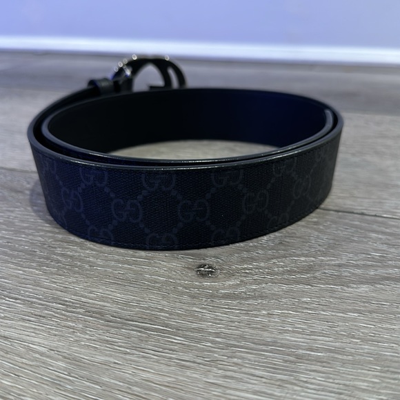 Monogram GG Men’s Gucci Belt - Picture 2 of 6